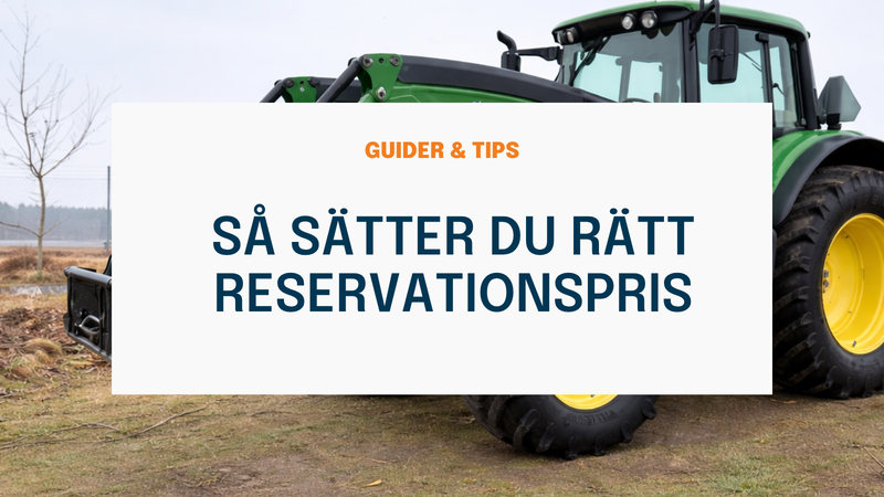 Så sätter du rätt reservationspris – och varför det gör hela skillnaden