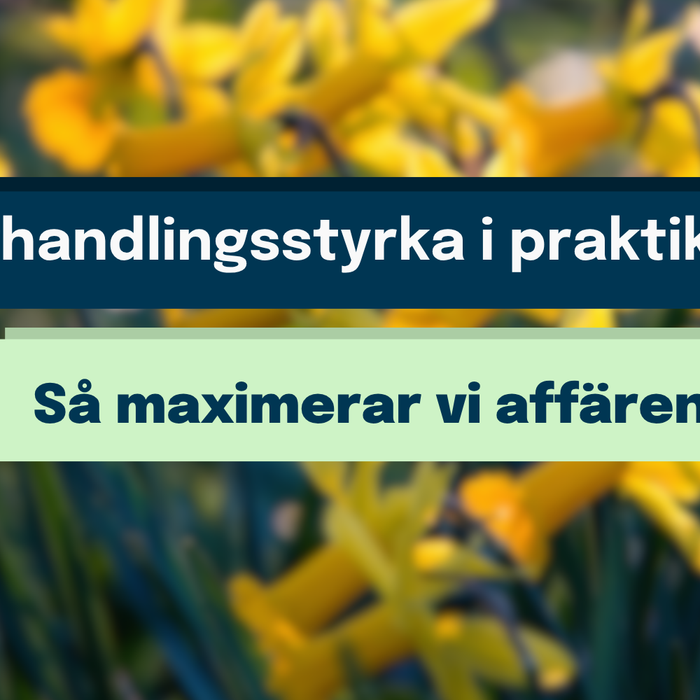 När affären inte stannar vid reservationspris