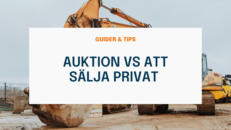 Auktion vs att sälja privat – vad skiljer sig egentligen?