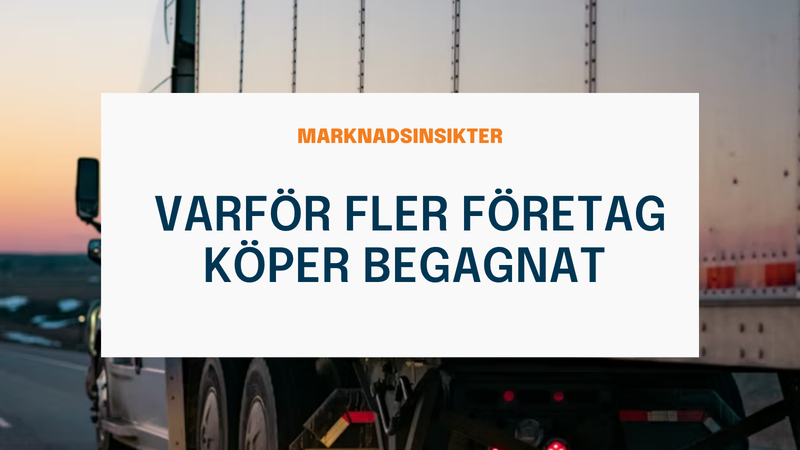 Varför fler företag köper begagnat — trots att de har råd med nytt