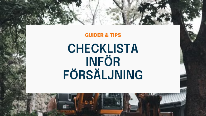 Checklista inför försäljning – Sälj som ett proffs