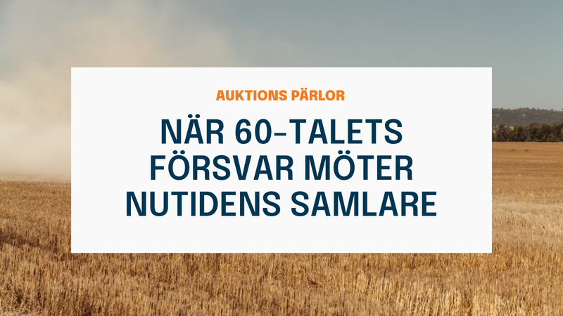 När 60-talets försvar möter nutidens samlare – Militärfordon på auktion