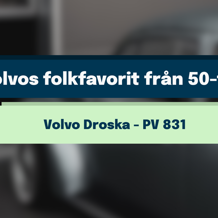 Ett stycke svensk bilhistoria till salu: Volvo PV 831