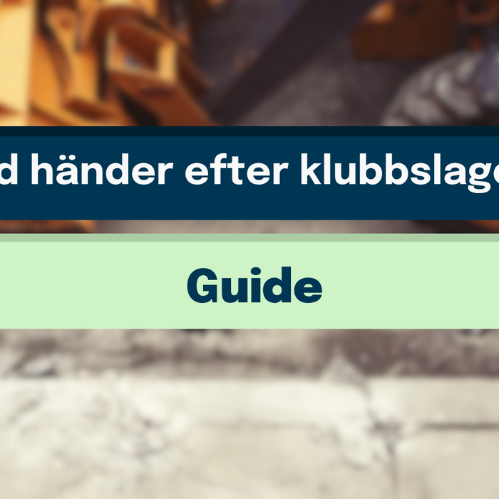 Vad händer efter klubbslaget: En guide efter auktion