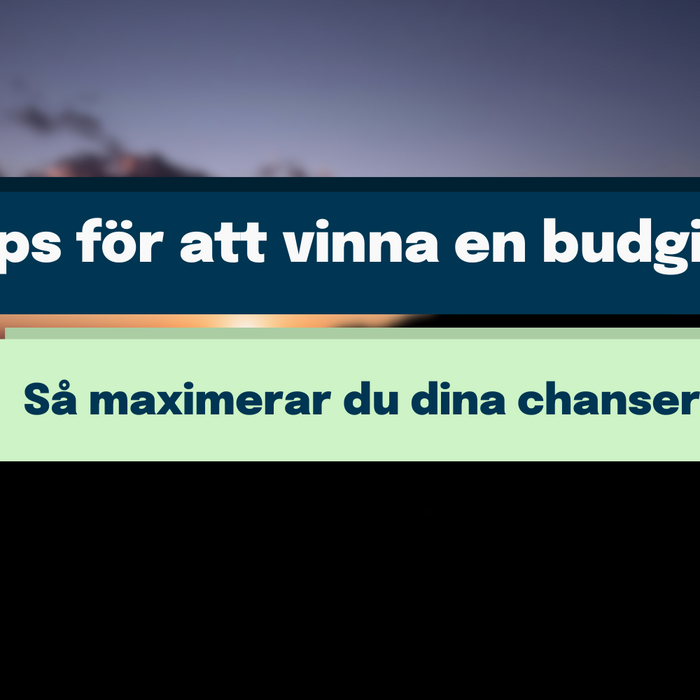 5 tips för att vinna en budgivning