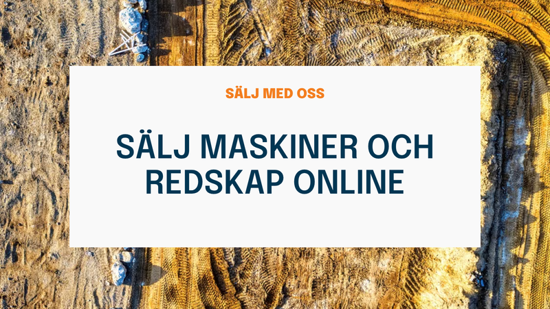 Sälj din maskin på auktion – så funkar det att sälja med Junora