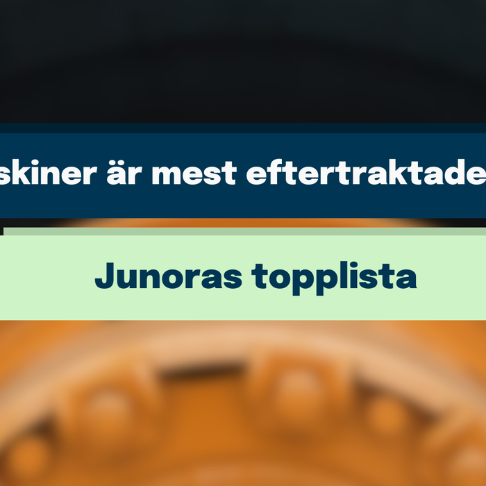 Topplistan är här: maskinerna som är populära på Junora.