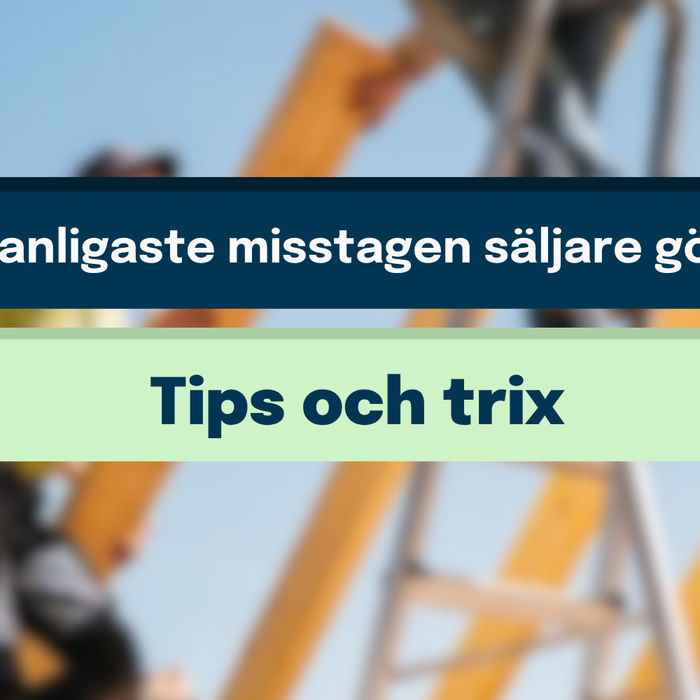 De vanligaste misstagen säljare gör – och hur du undviker dem