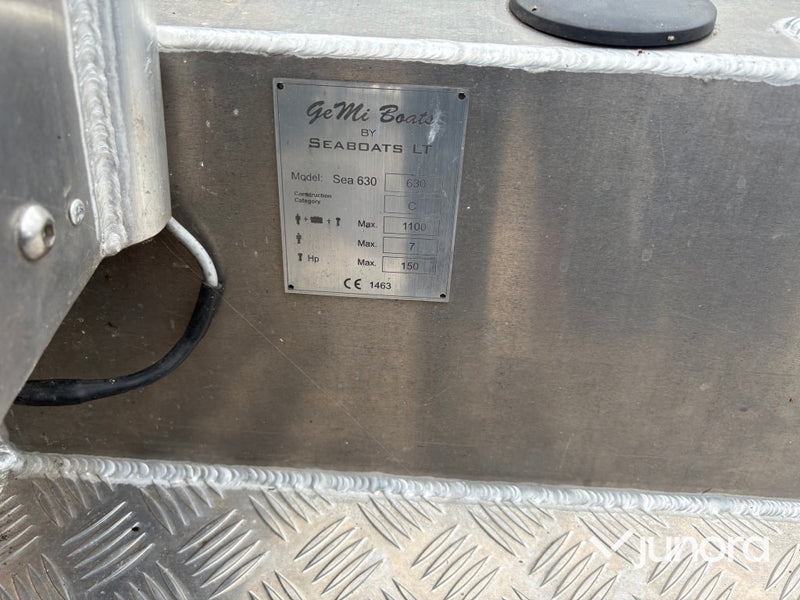 Aluminium Båt Gemi Sea 630 C