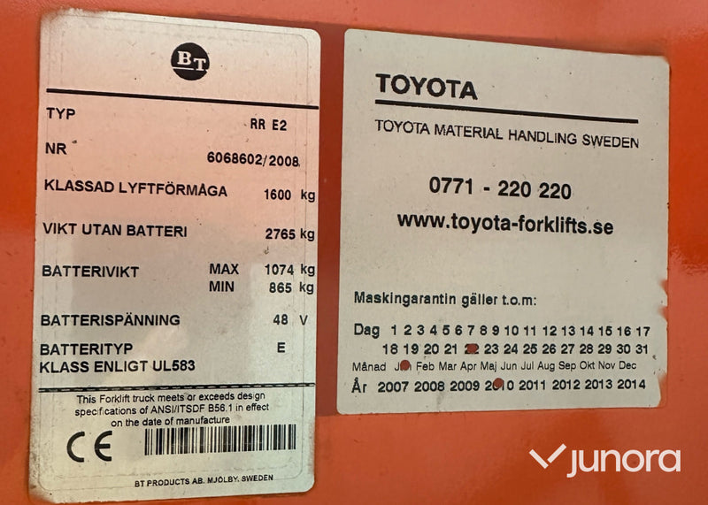 Skjutstativtruck – BT