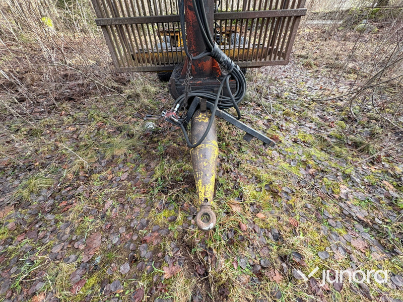 Skogsvagn med kran - Moheda FMV 2200, enkelteleskopisk