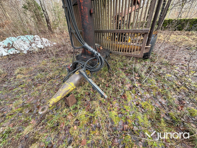 Skogsvagn med kran - Moheda FMV 2200, enkelteleskopisk