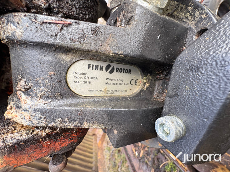 Skogsvagn med kran - Moheda FMV 2200, enkelteleskopisk