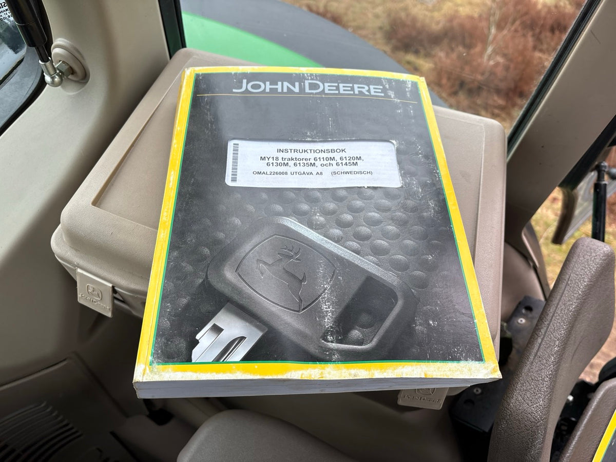 Traktor - John Deere 6130M med lastare & frontlyft
