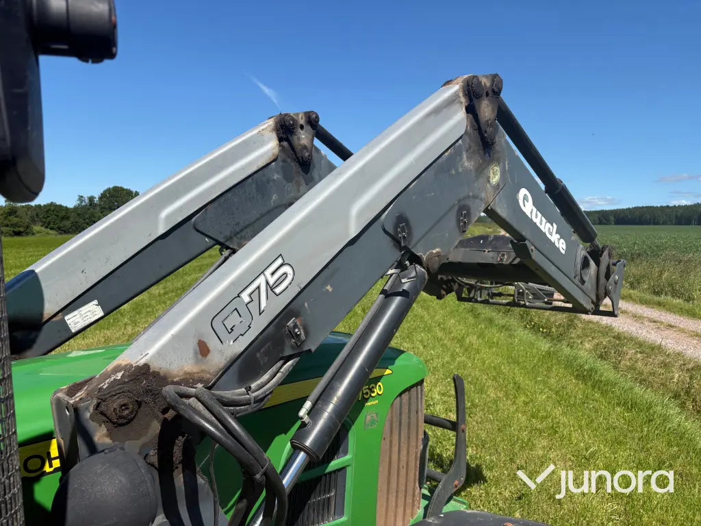 Traktor med frontlastare - John Deere 7530, Quicke Q75