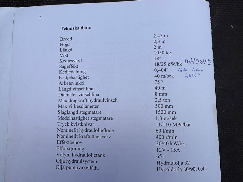 Traktorprocessor - Niab 5-15c