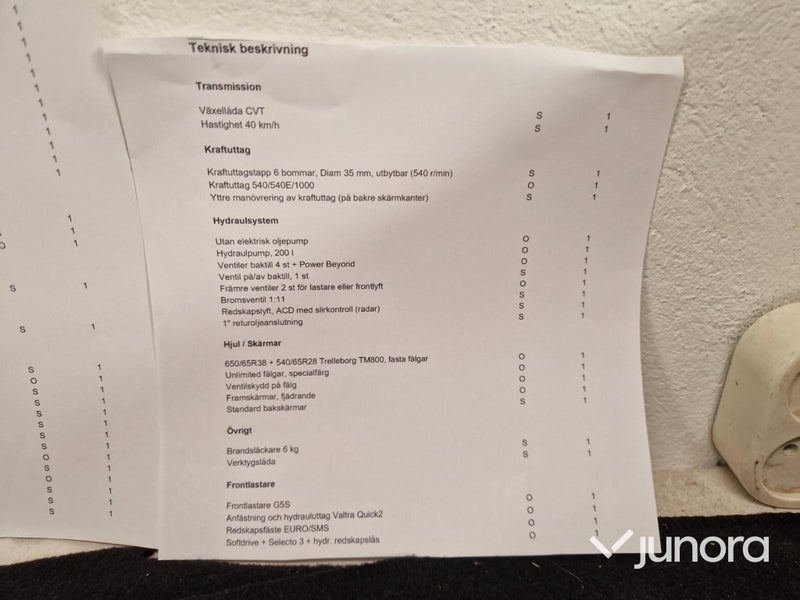 Traktor – Valtra N175 Direct, med twintrac & lastare