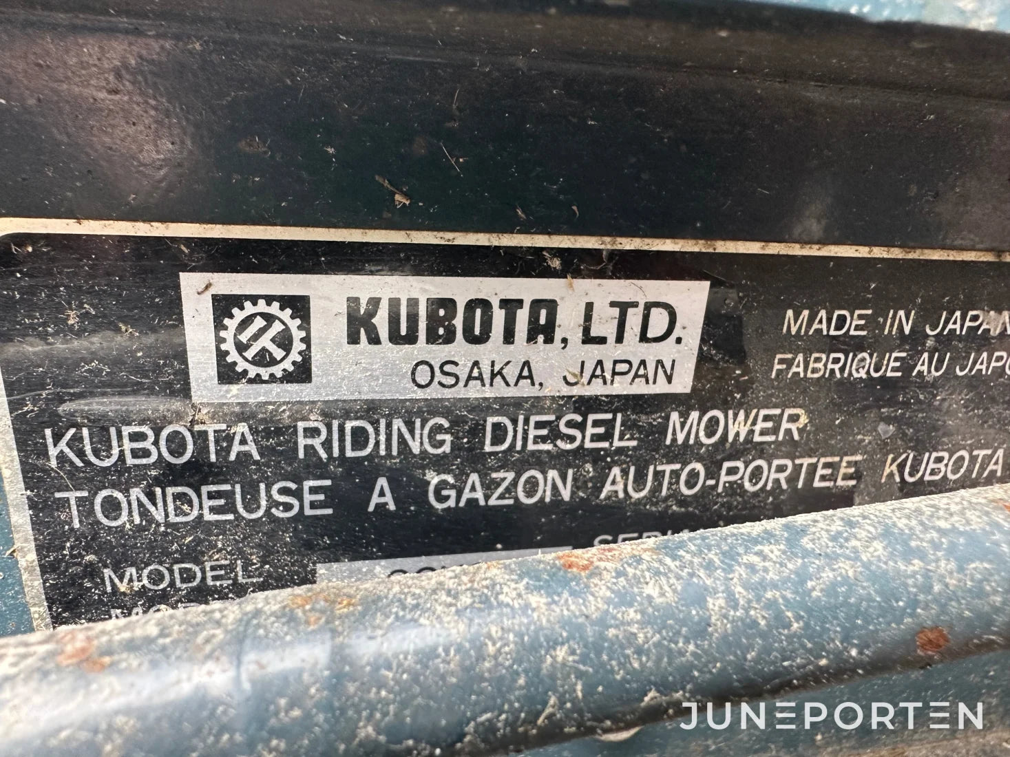 Åkgräsklippare Kubota G3HST