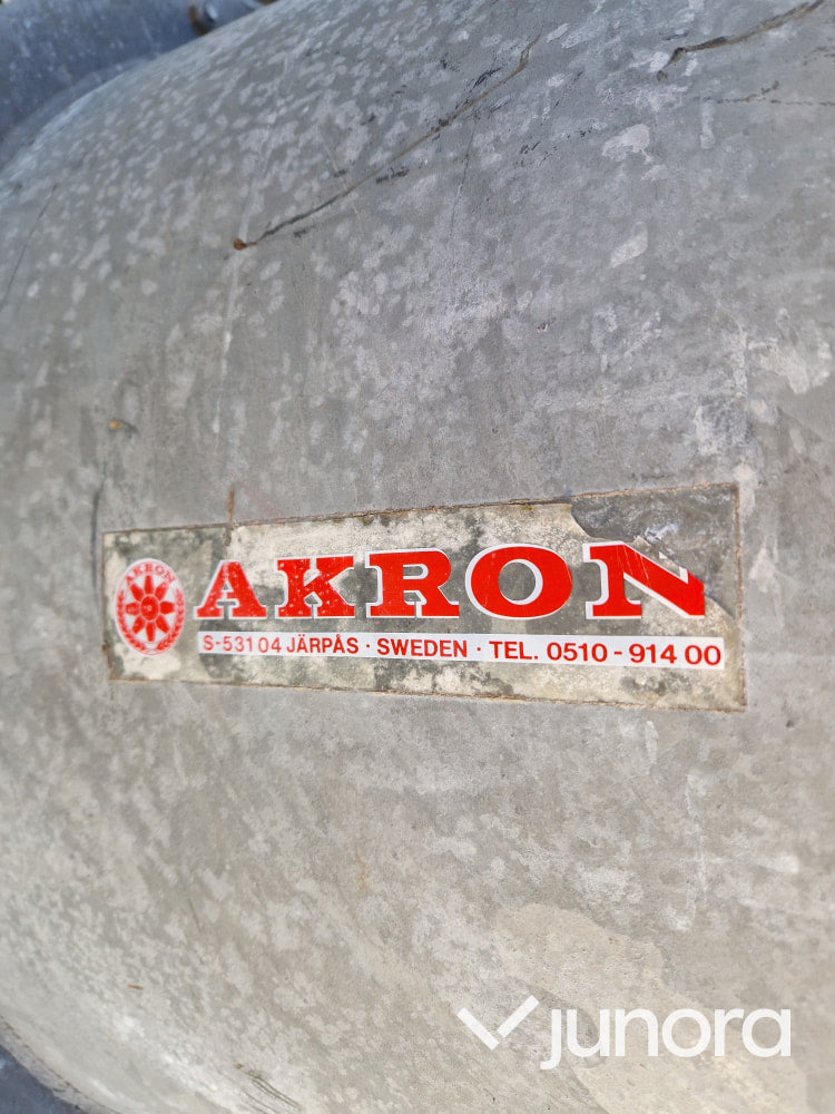 Dubbelfläkt Akron till plansilo