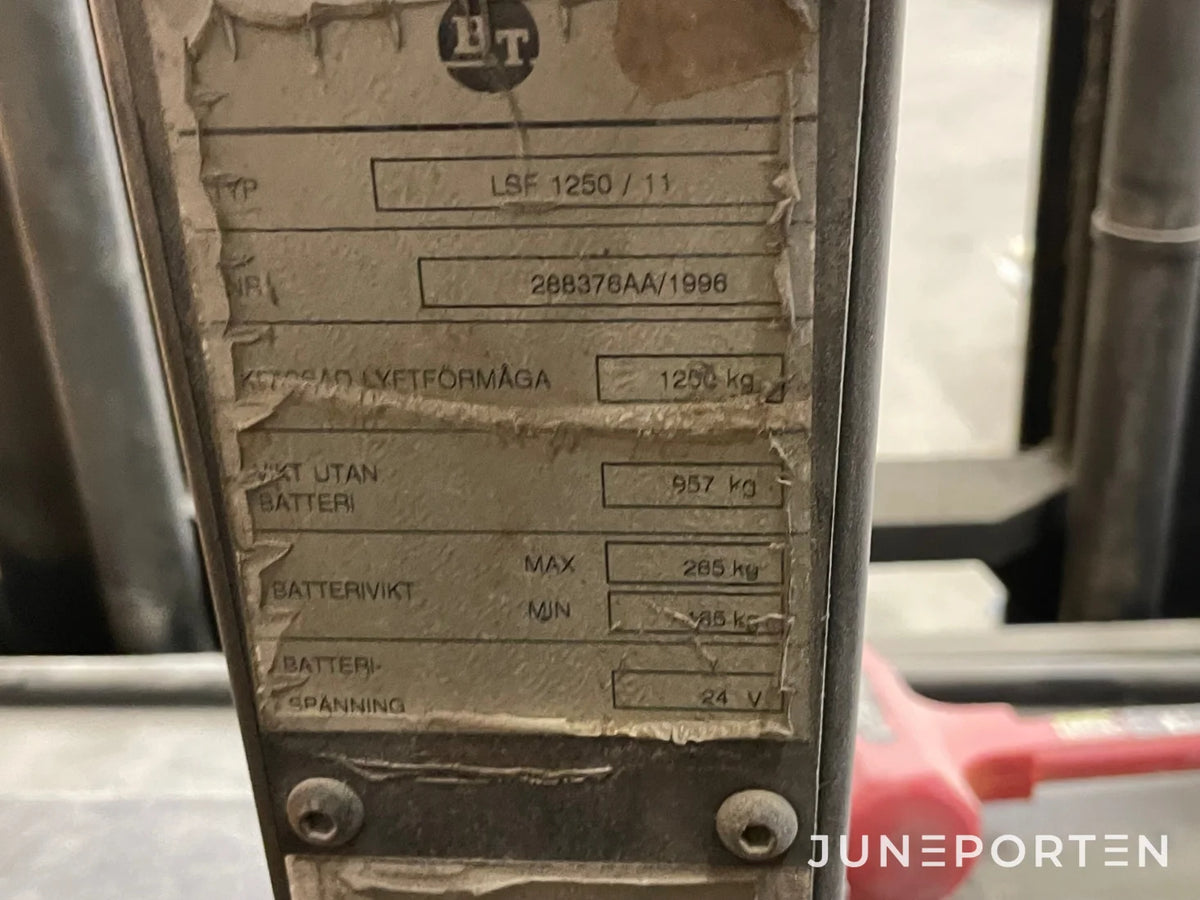 Åkstaplare BT LSF1250/11