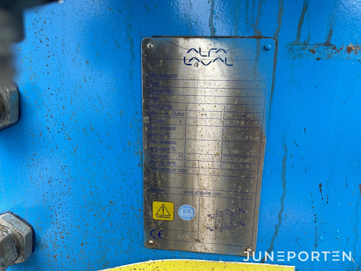 Plattvärmeväxlare Alfa Laval M10 BWF X