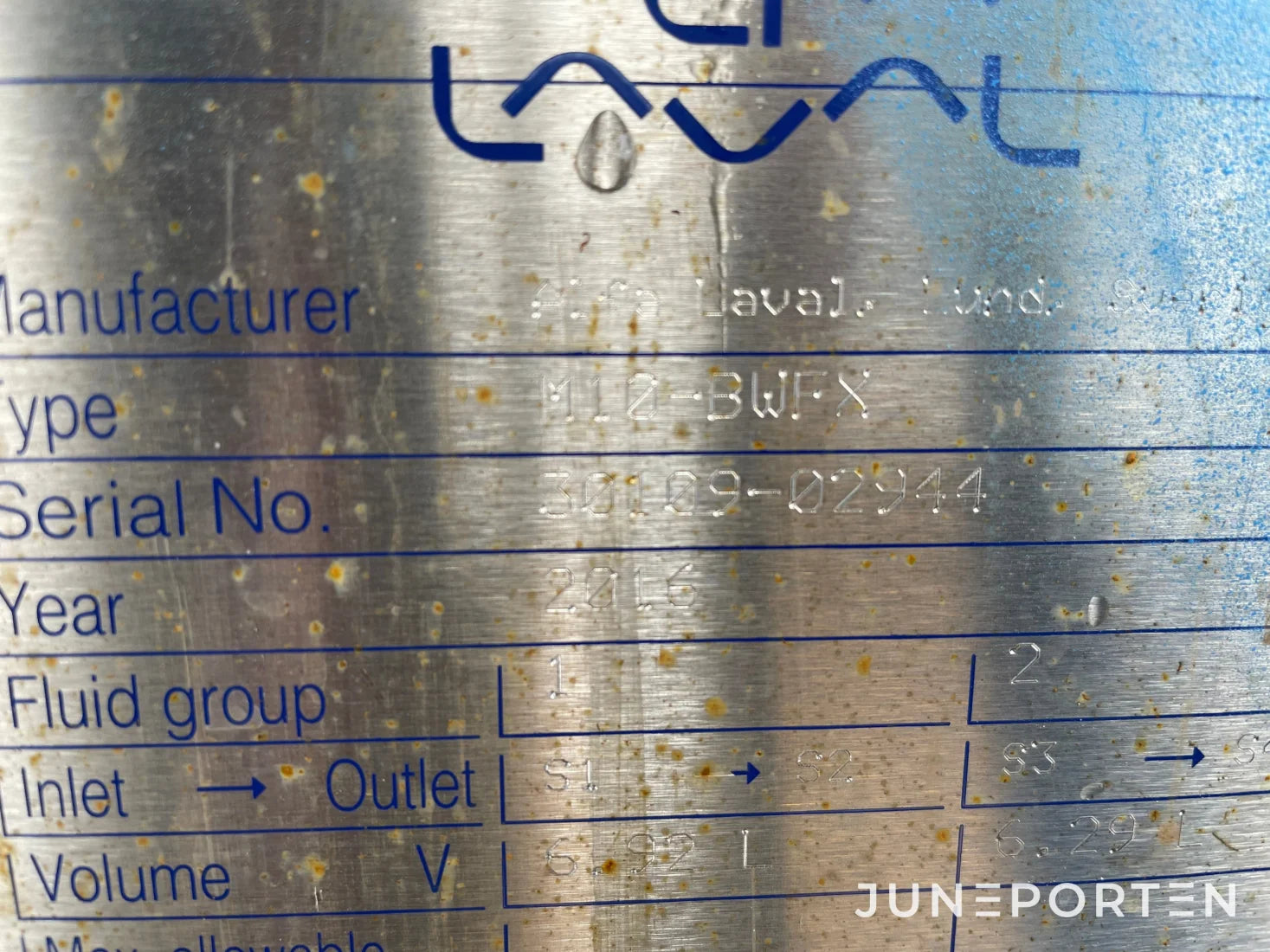 Plattvärmeväxlare Alfa Laval M10 BWF X