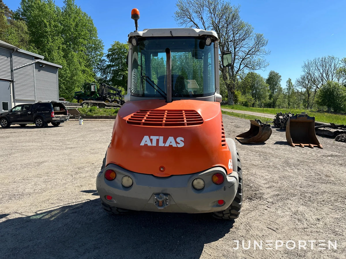 Hjullastare Atlas 65 inkl. redskap