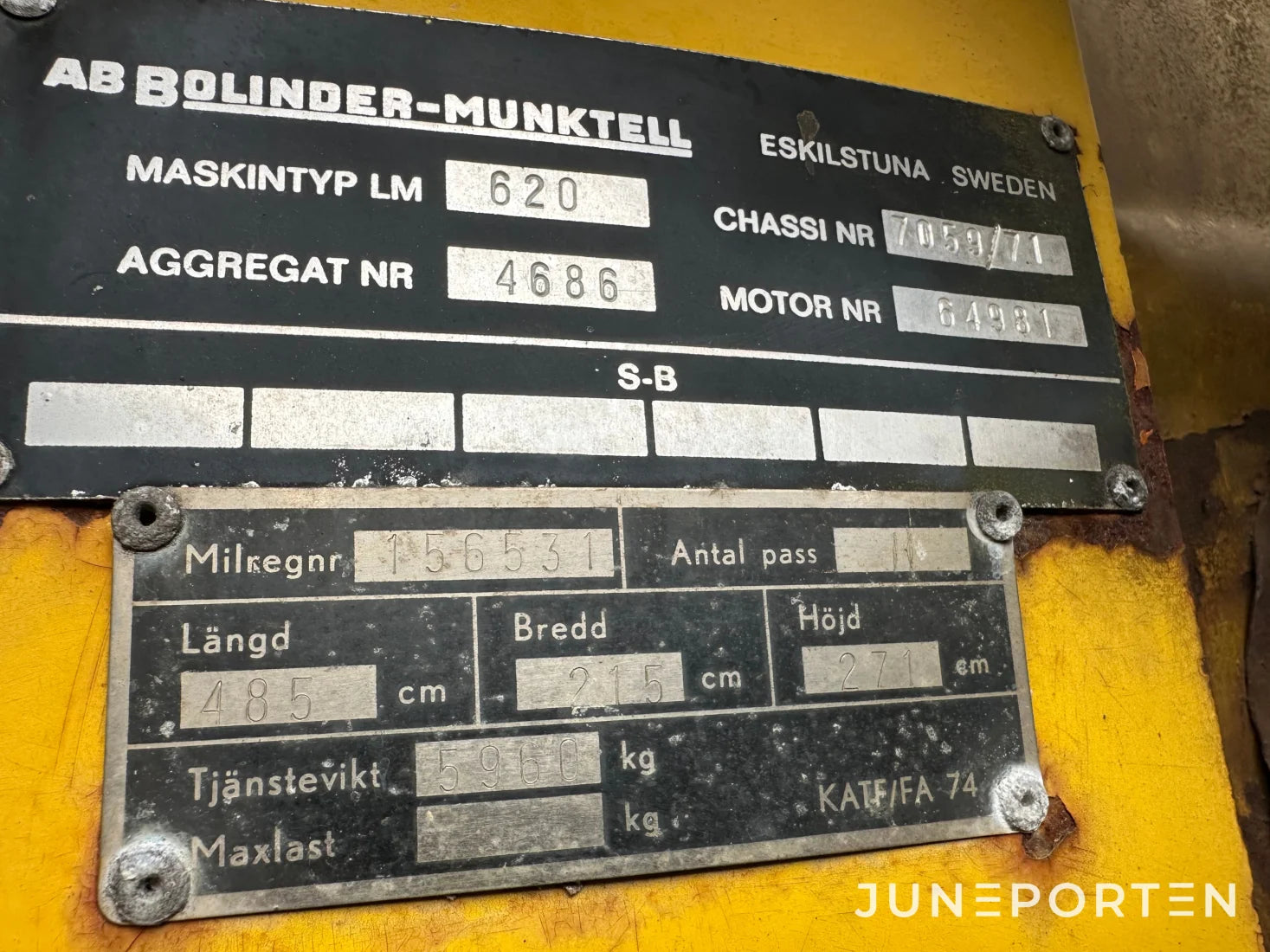 Baklastare Volvo BM 620