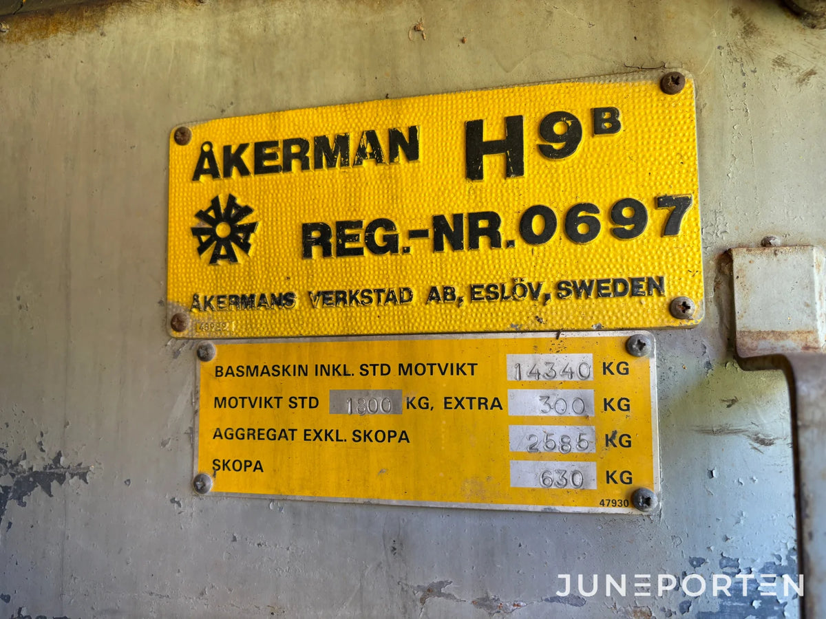 Bandgrävare Åkerman H9B