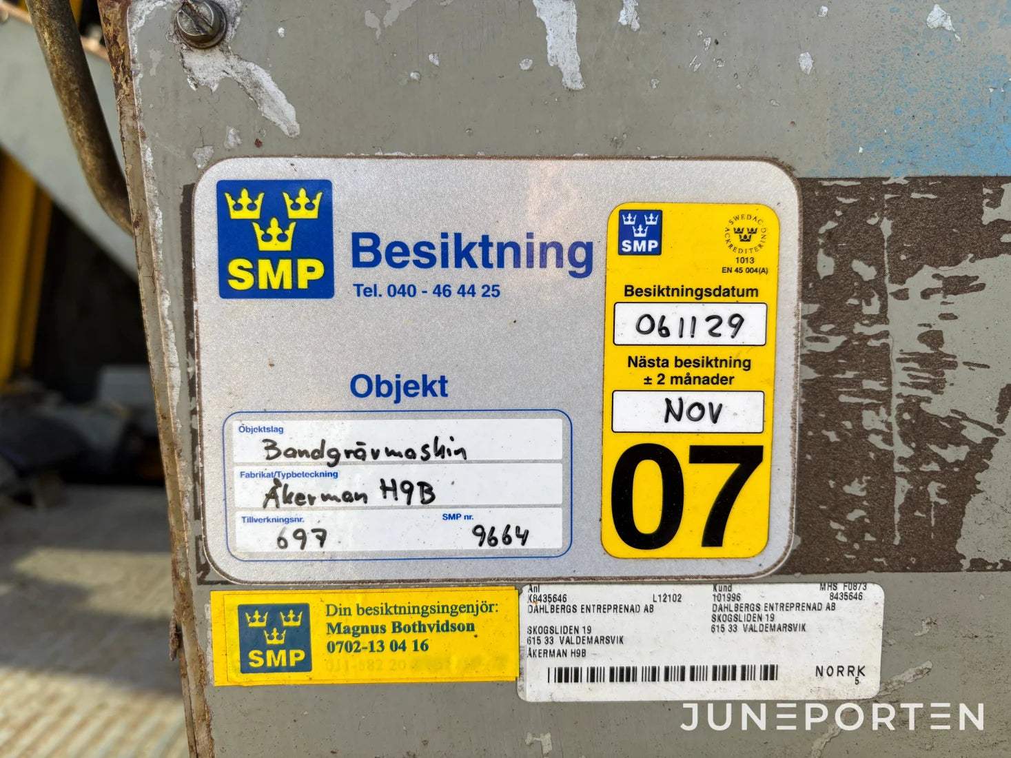 Bandgrävare Åkerman H9B