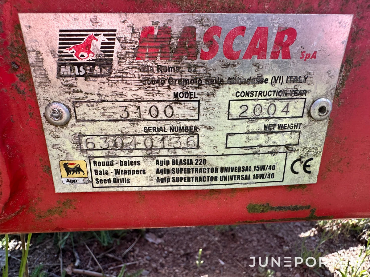 Bogserad Inplastare Mascar 3100