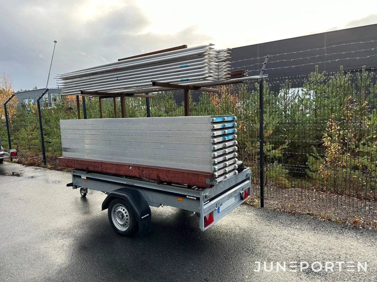 Byggställning på släp 60 m2