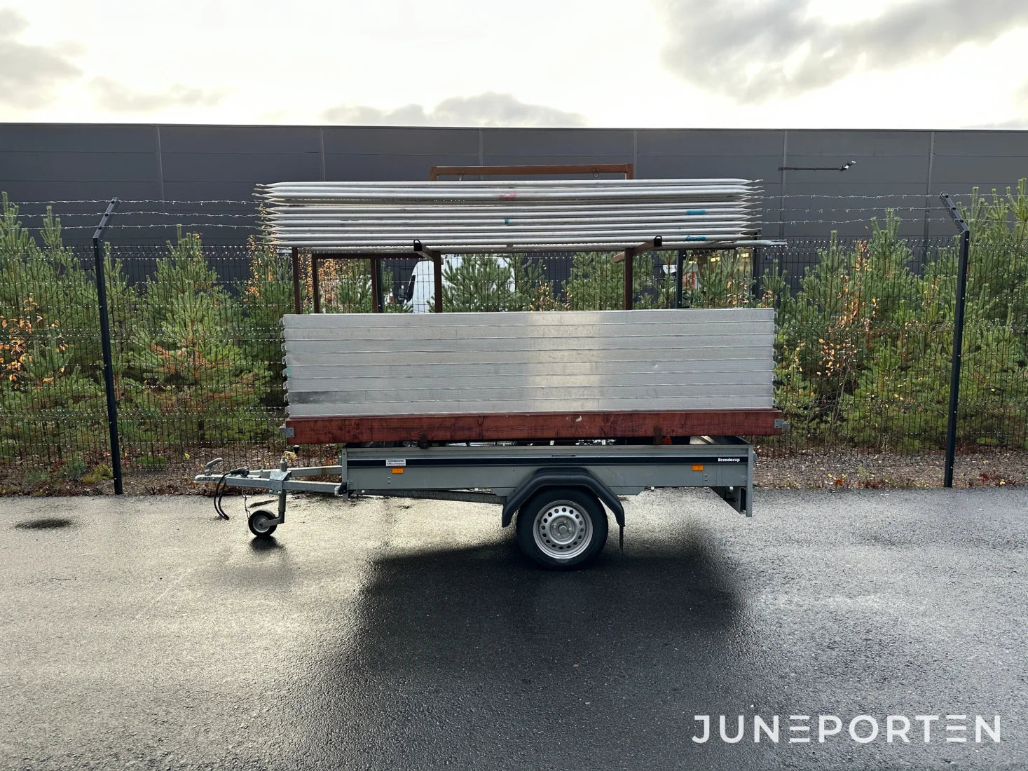 Byggställning på släp 60 m2