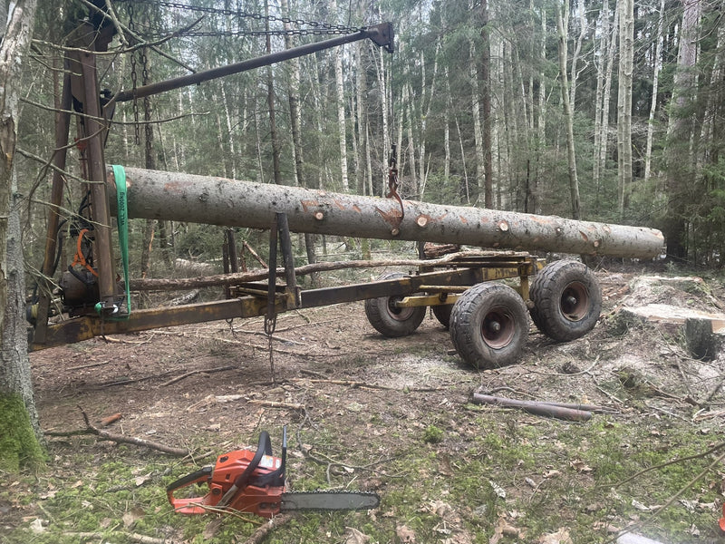 Skogsvagn - Moheda med starkran