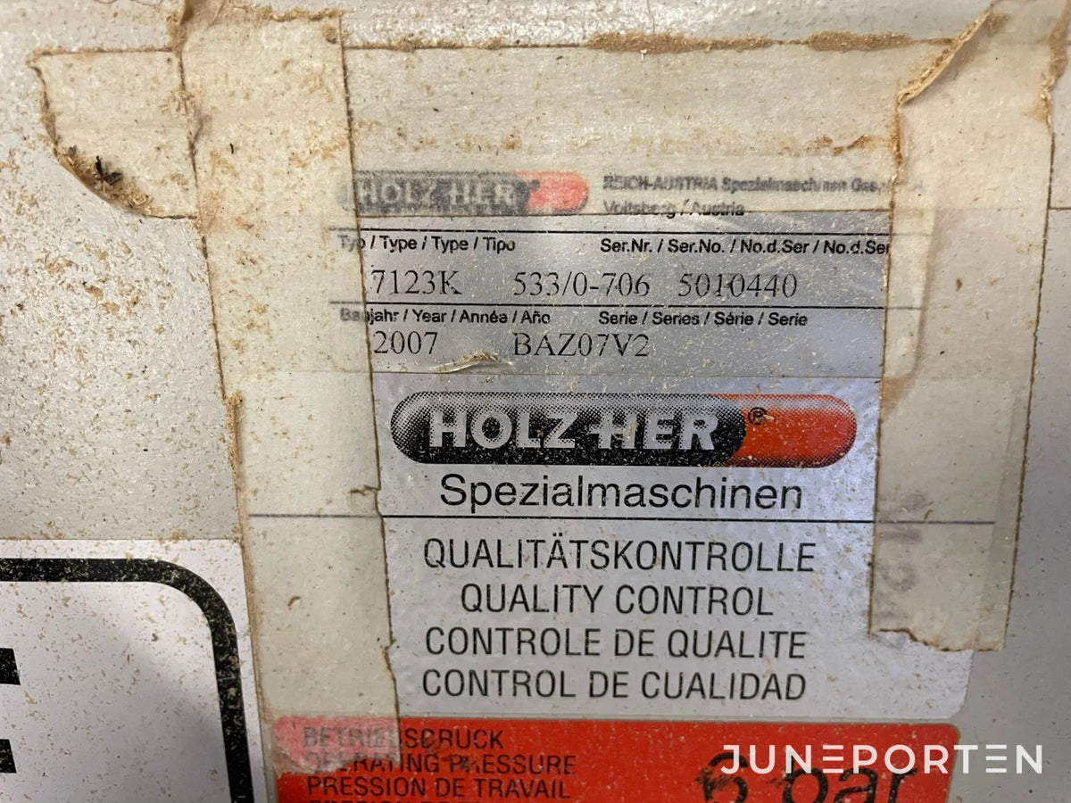 CNC maskin HOLZHER Pro-Master 7123K 12 platser
