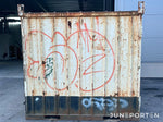 Container 8 fot med isolerat tak och väggar