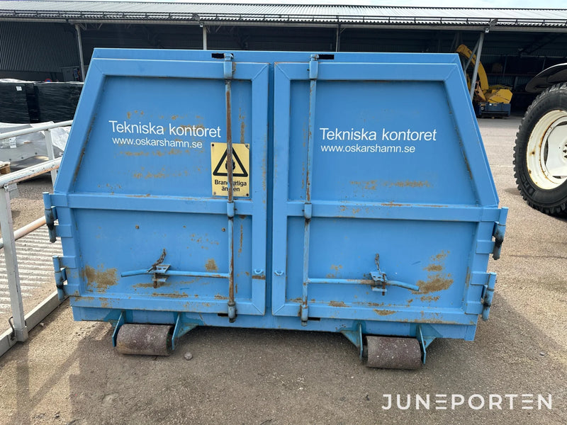 Förvaringscontainer med lastväxlarram