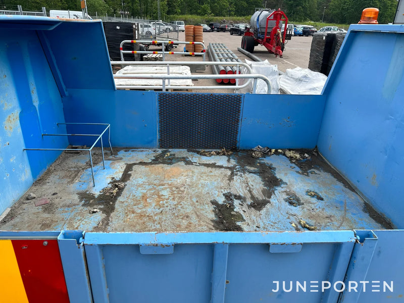 Förvaringscontainer med lastväxlarram