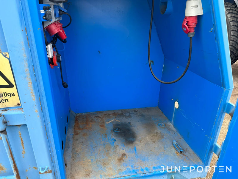 Förvaringscontainer med lastväxlarram
