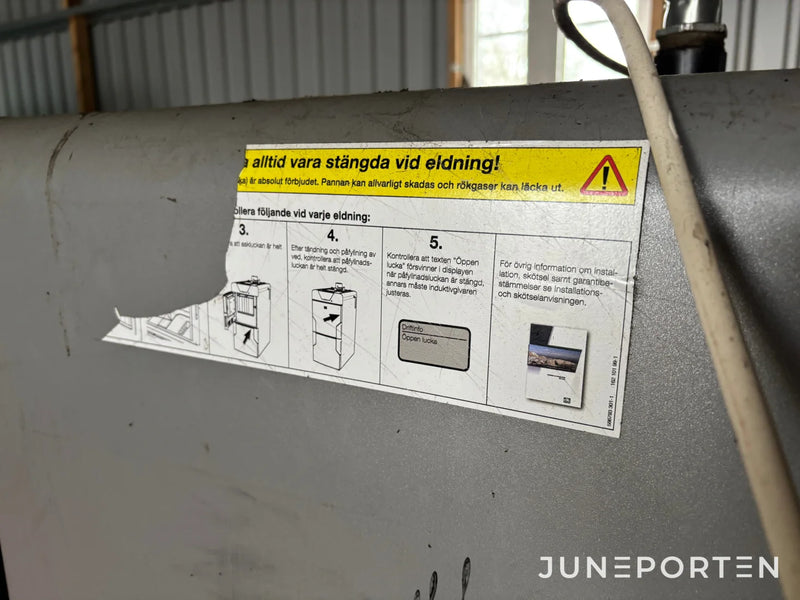 CTC V40 Vedpanna med komplett system