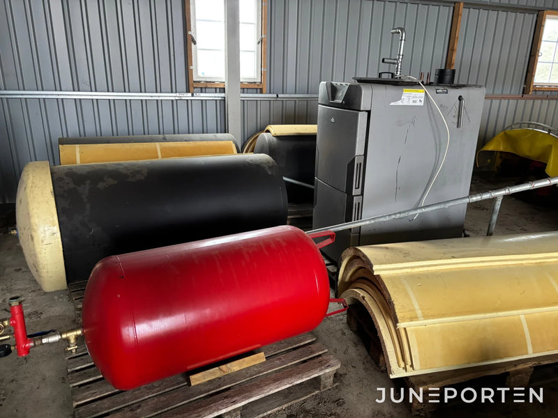 CTC V40 Vedpanna med komplett system