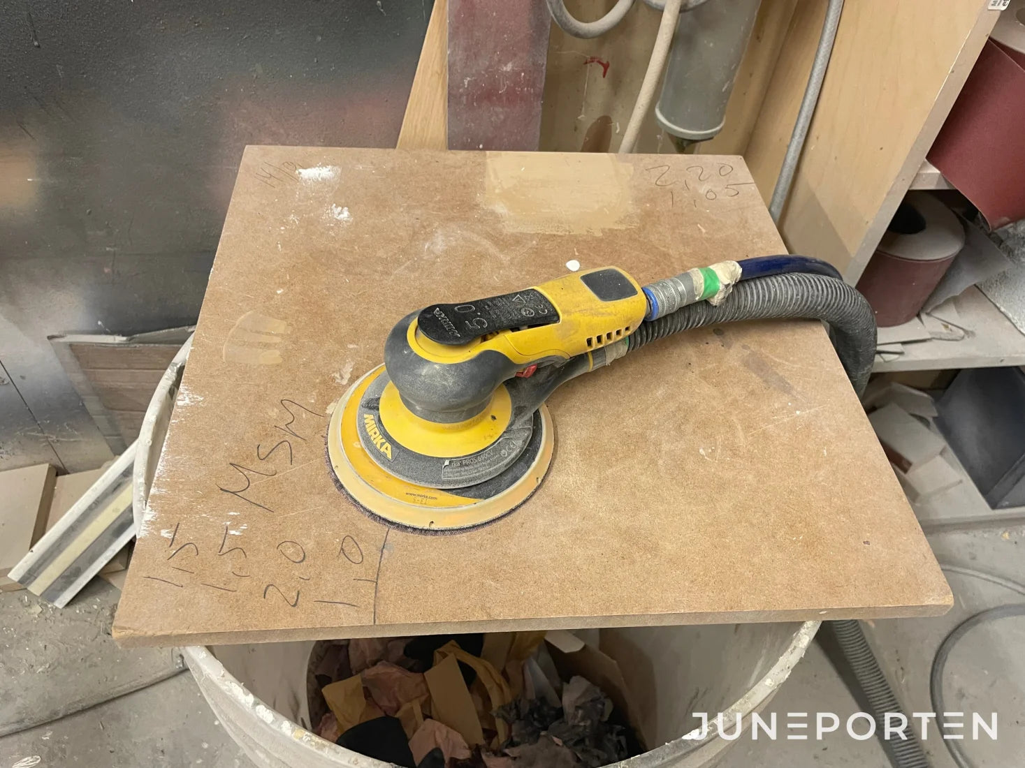 Dammsugare Mirka DE1230LPC med rondellslip
