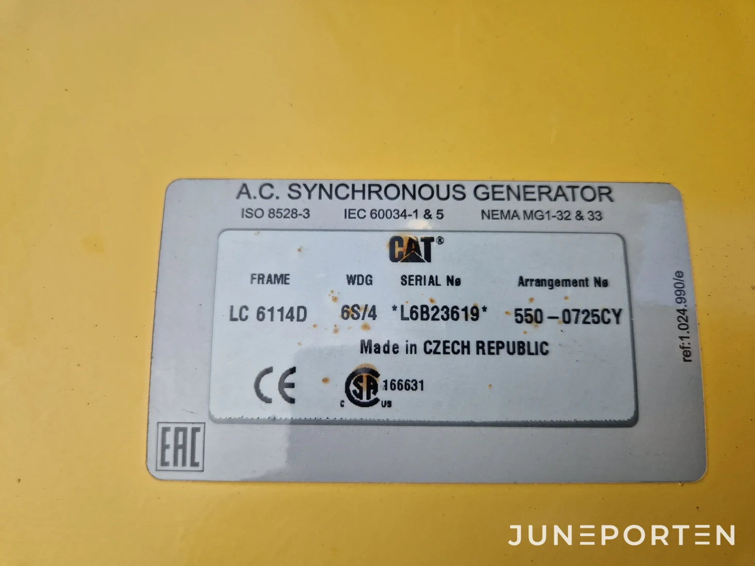 Dieselgenerator Caterpillar DE450E3