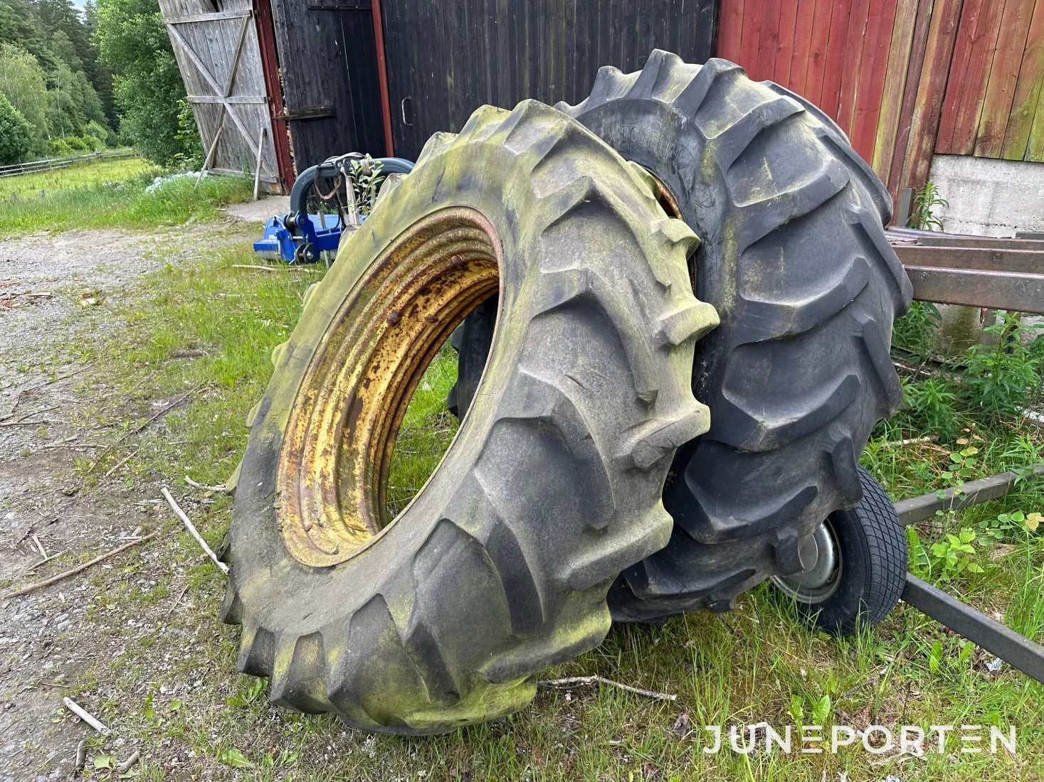 Dubbelmontage Michelin 18.4-38