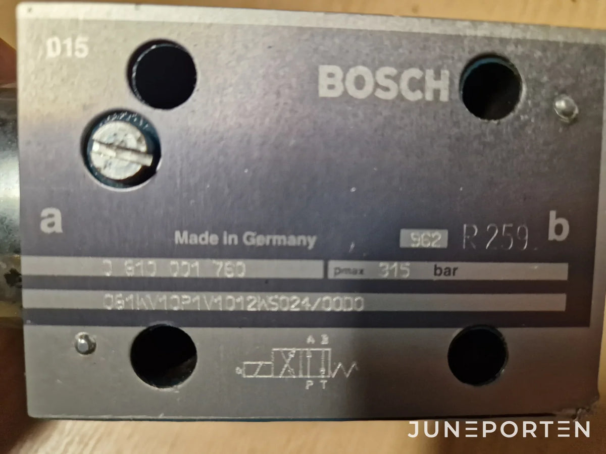 Elstyrd hydraulventil Bosch