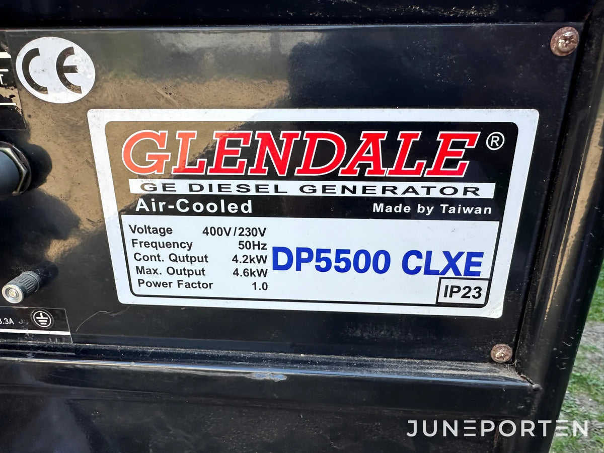 Elverk Glendale Diesel 4,6 kW