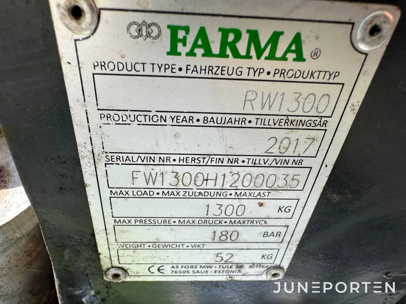 Skogsvagn Farma CT6,3-9