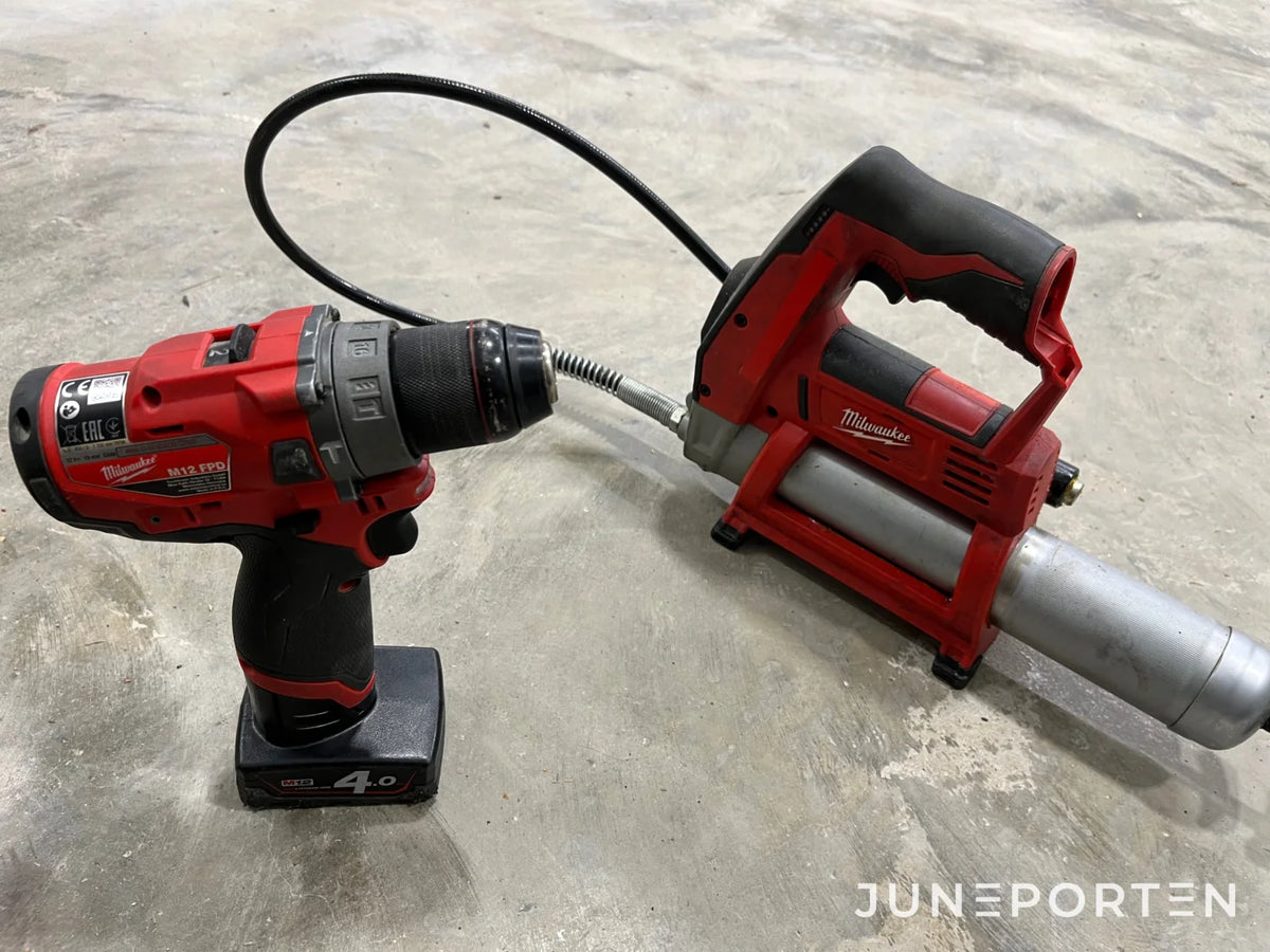 Fettpistol och skruvdragare Milwaukee M12