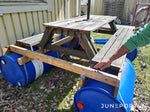 Flytande parkbänk