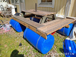 Flytande parkbänk